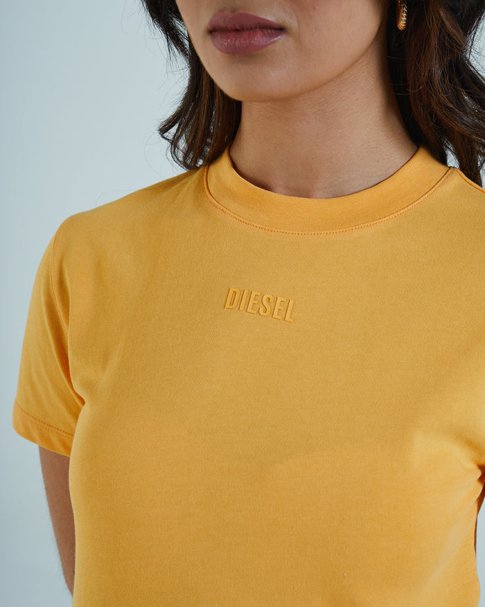 Summer Boxy T-Shirt Light Tangerine