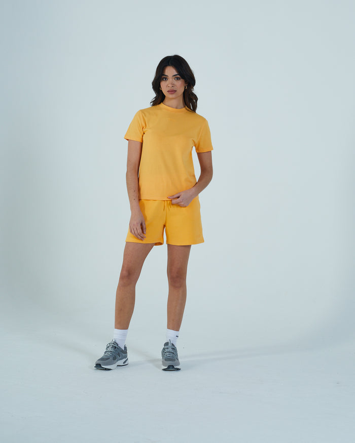 Summer Boxy T-Shirt Light Tangerine