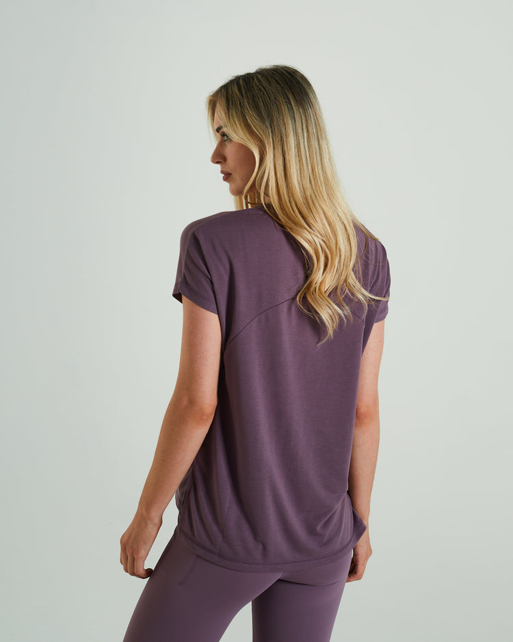 Retreat T-Shirt  Heather Purple