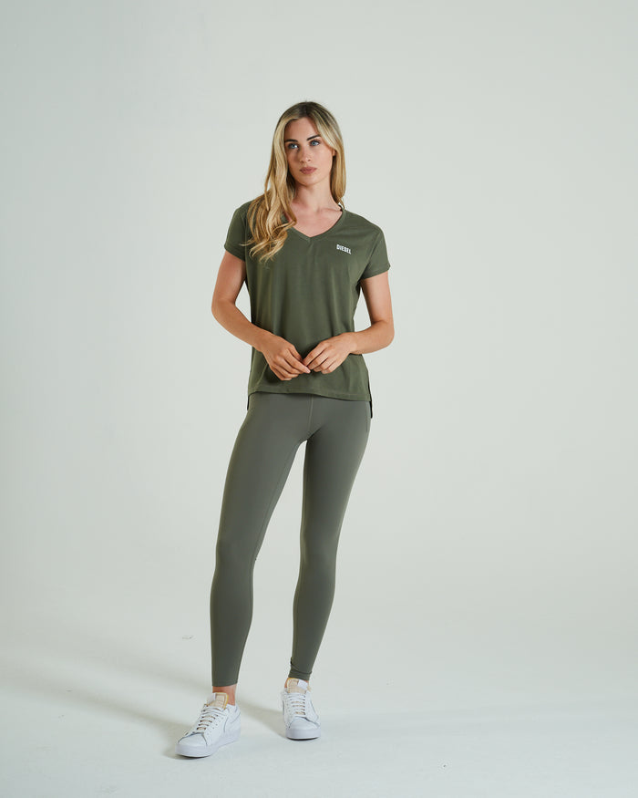 Retreat T-shirt Olive Green