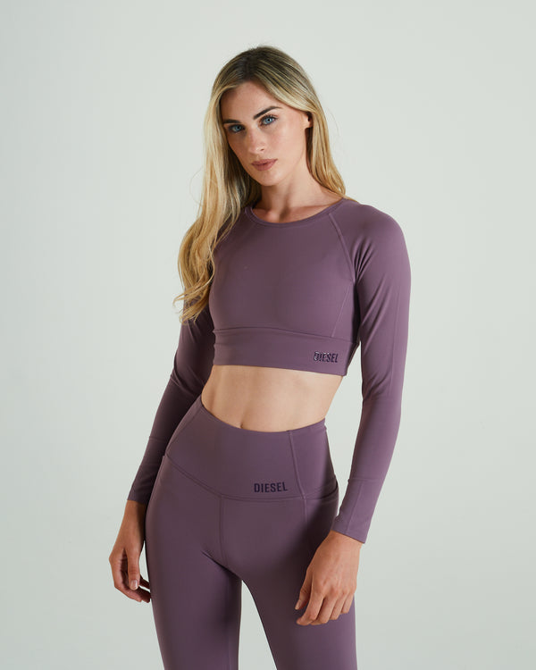 Rapid Ls Top Heather Purple