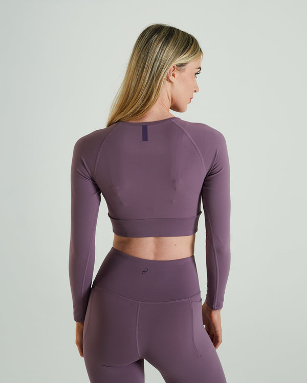 Rapid Ls Top Heather Purple