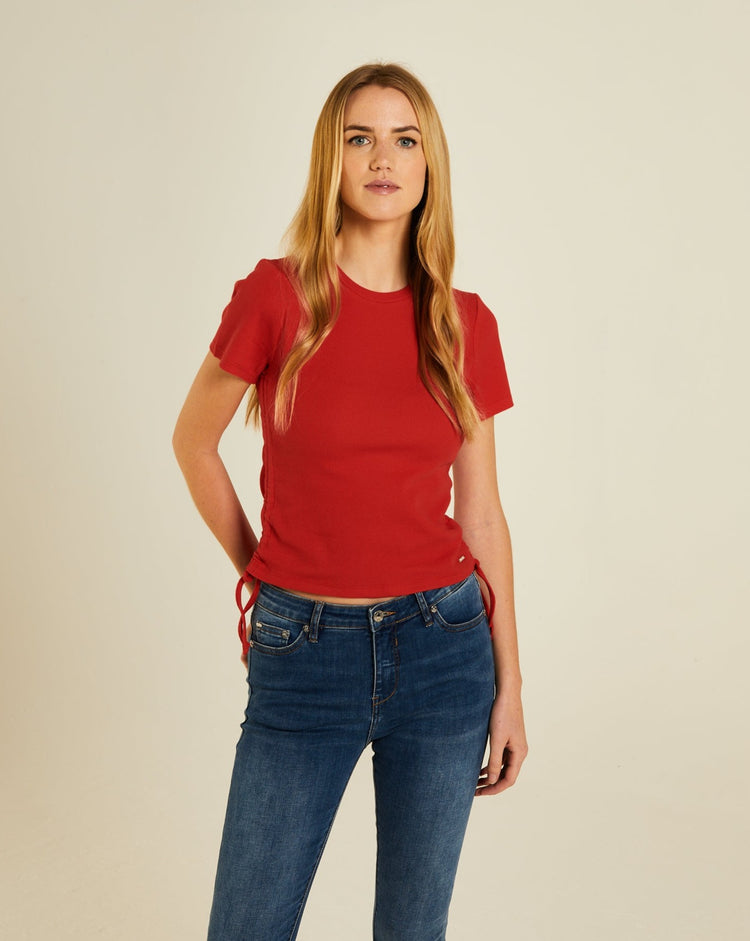 Ebba T-Shirt Tango Red