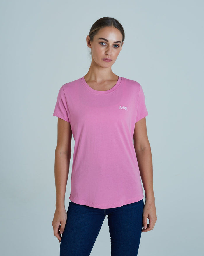 Cloda Basic Tee Pink Sunset