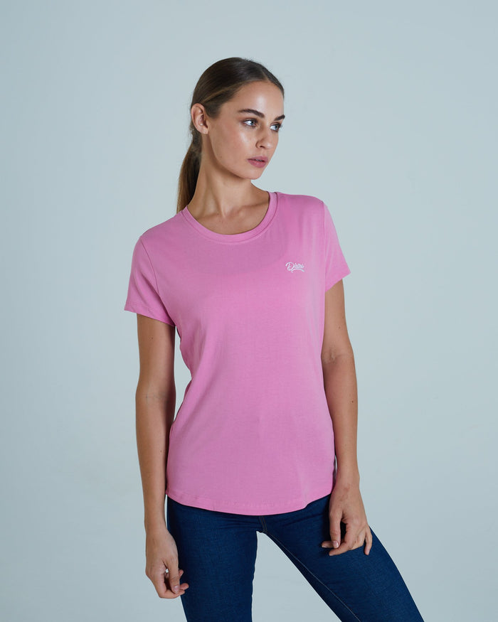 Cloda Basic Tee Pink Sunset