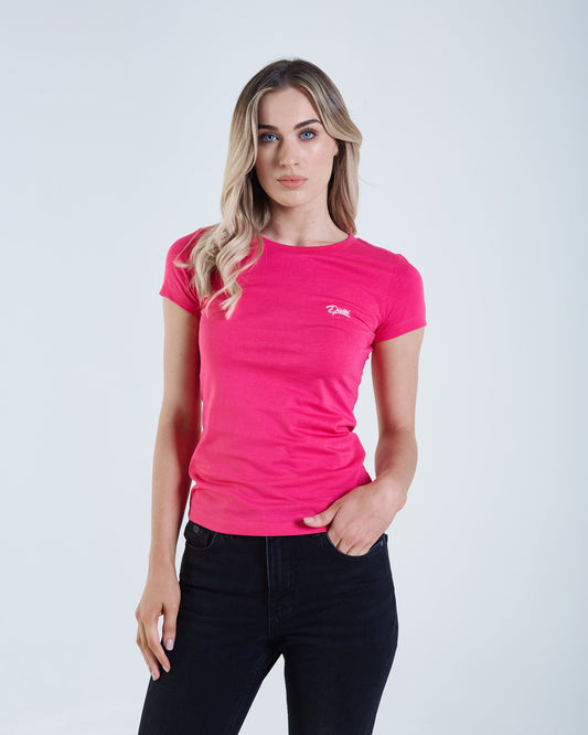 Cloda Basic T-Shirt Pink Glo