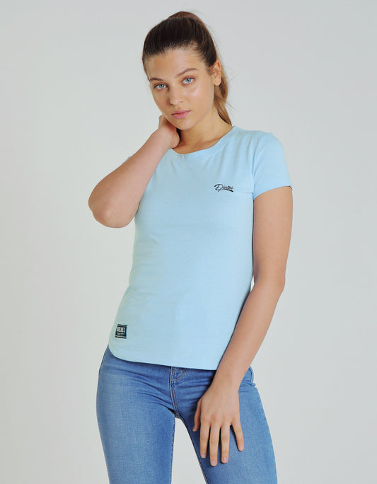 Cloda Basic Tee Blue Icicle