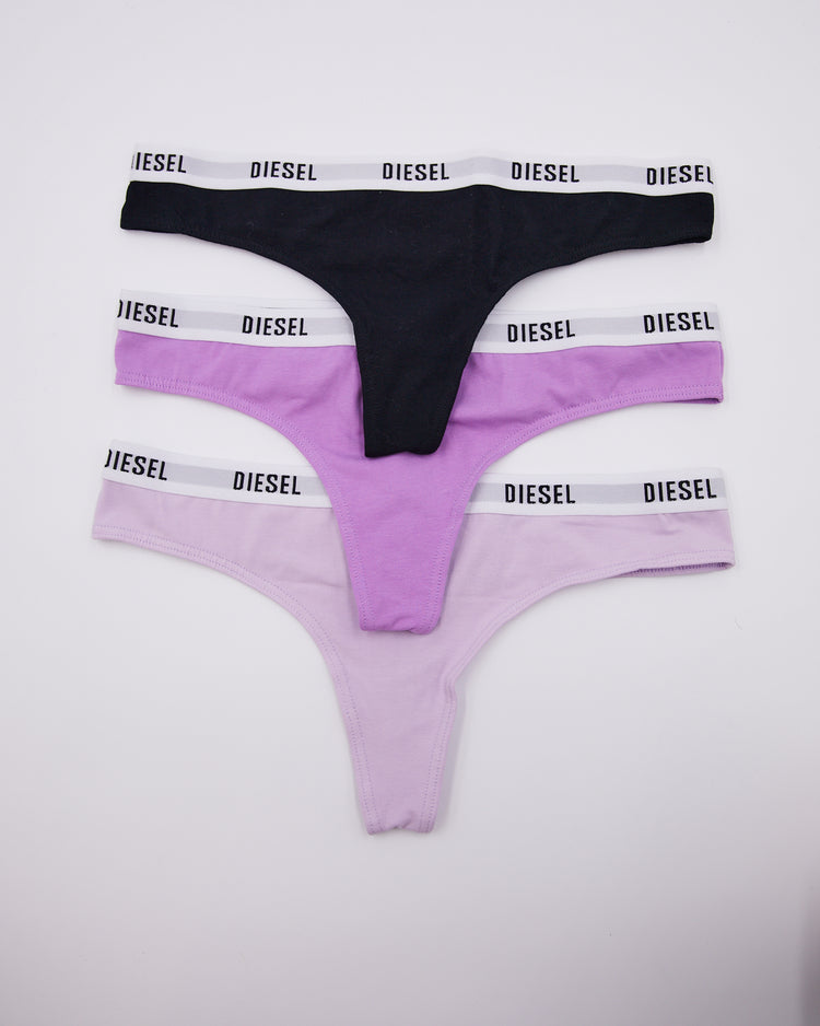 Aubrey 3 Pack Thong Purple/Violet/White