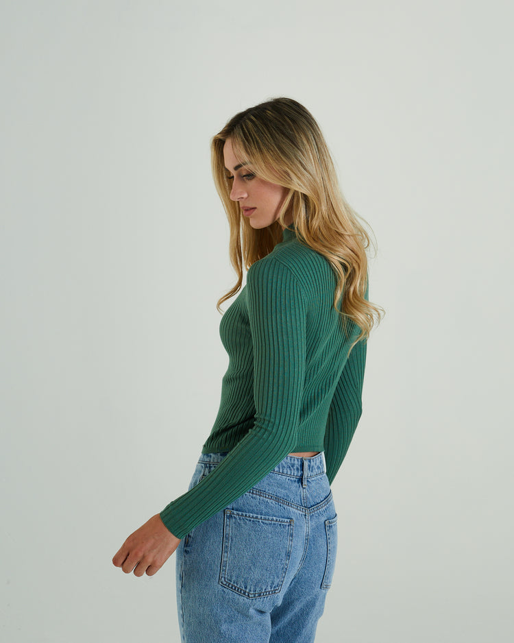 Hester Knit Green Ivy