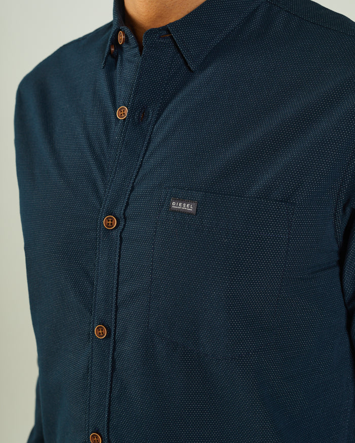 Drummer L/S Shirt Space Navy