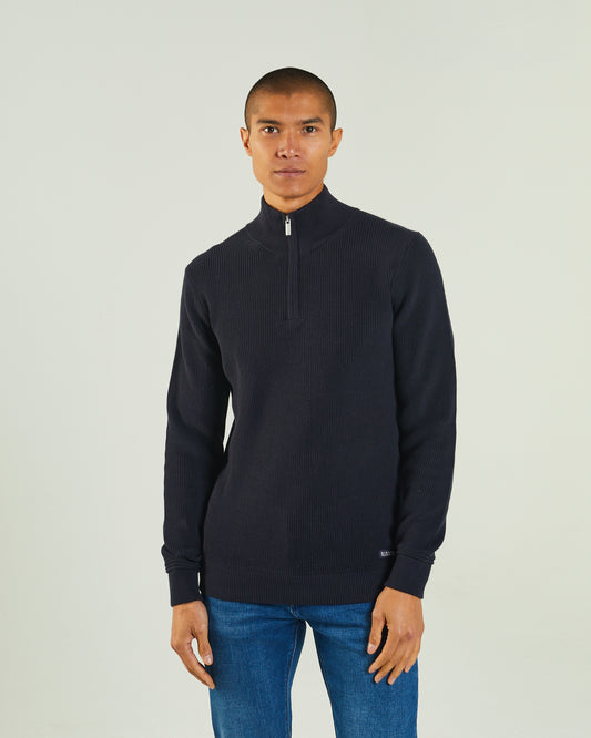 Dev Half Zip Space Navy