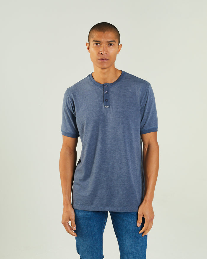 Marcel Tee Steel Indigo
