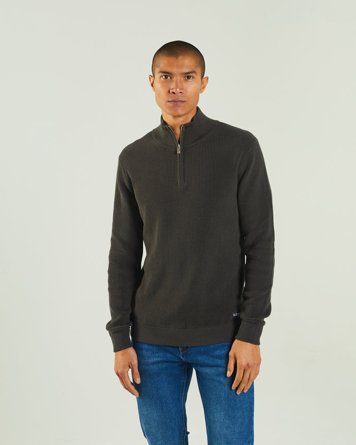 Dev Half Zip Deep Pine