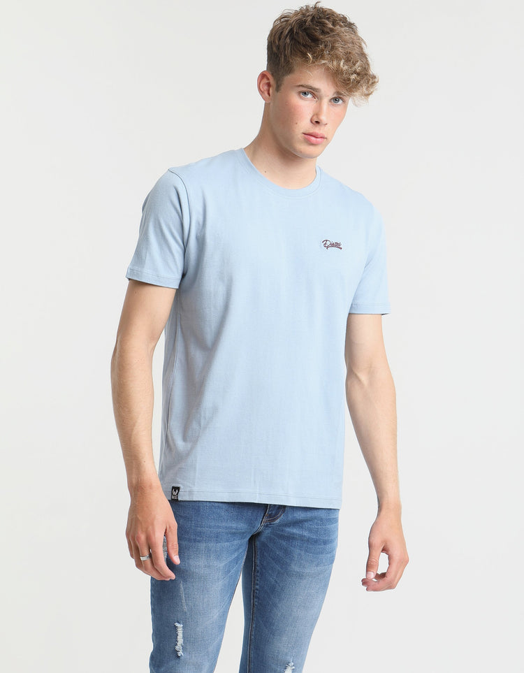 Basic Scott O Neck Tee Kashmir Blue