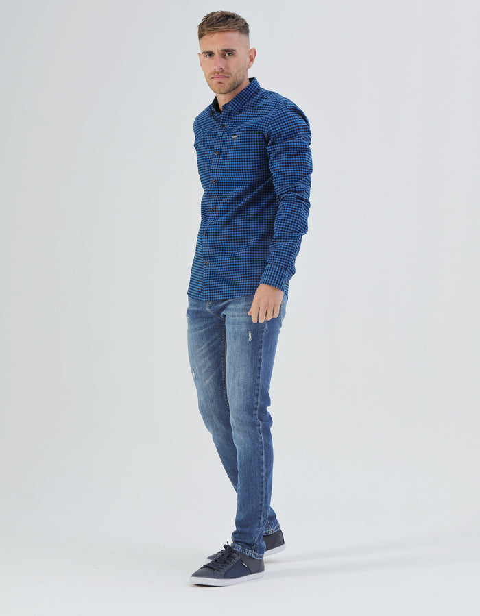 Palmer Slim Aged Blue