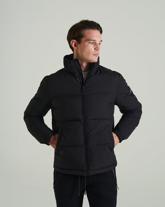 Octavio Puffer Jacket New Black